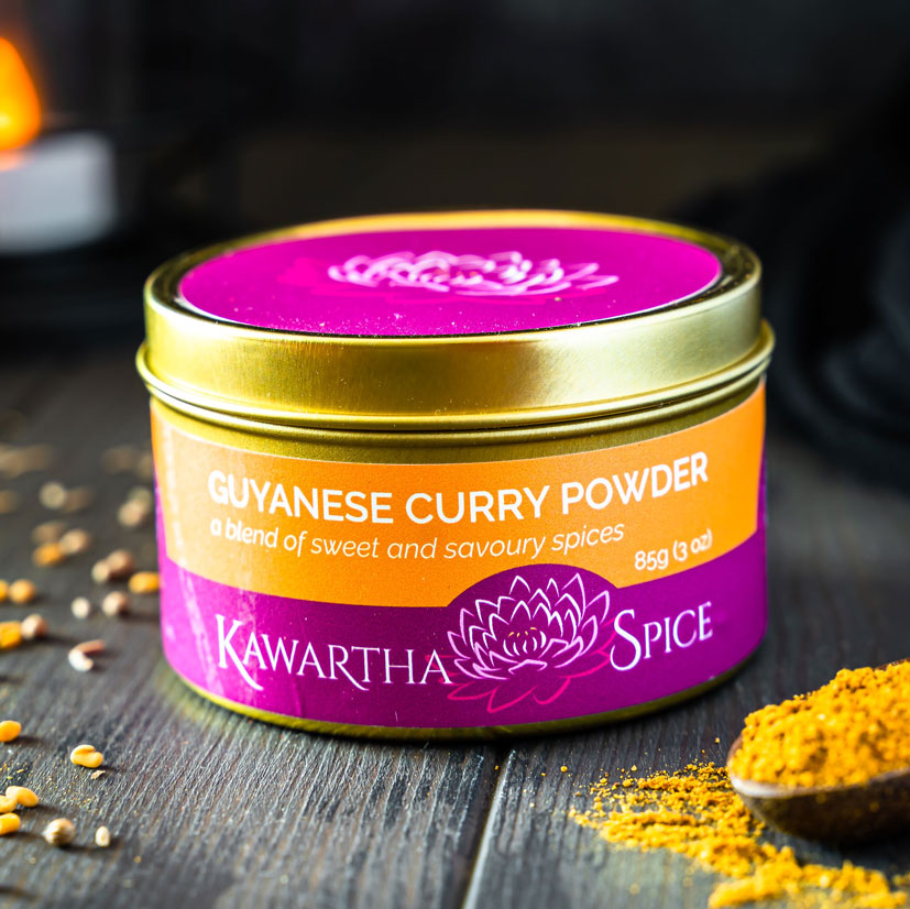 Guyanese Curry Powder 85 grams (3 ounces) non-GMO, vegan, gluten & sodium-free $2.00 will go to your selected charity.