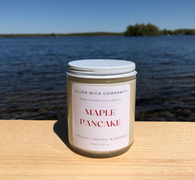 Maple Pancakes Soy Jar Candle (Small and Medium)$3.00 will go to your selected charity.
