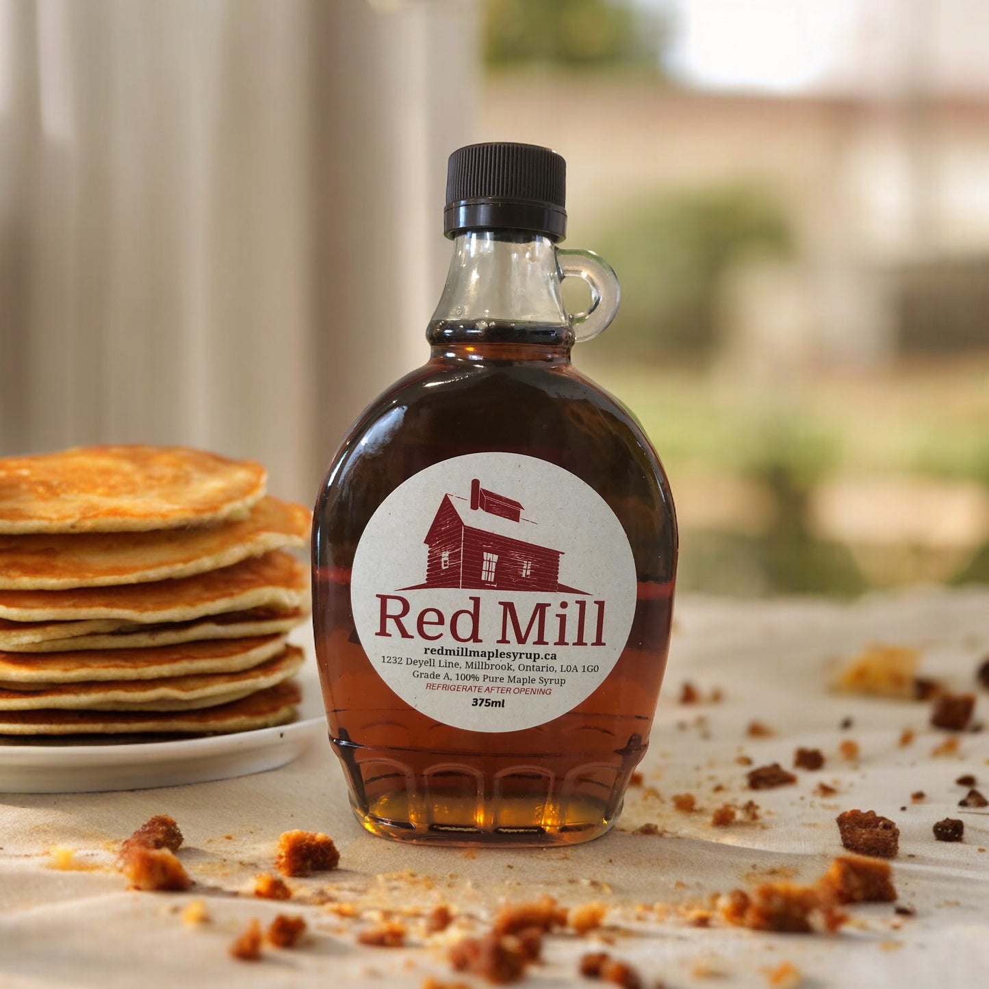 Red Mill Maple Syrup - 375 ml. $3.00 will go to your selected charity.