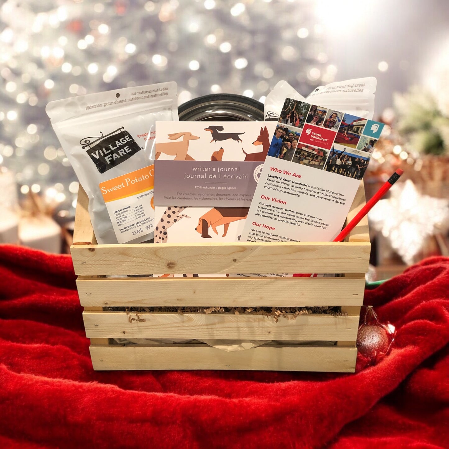 (Wo)Man's Best Friend Crate - $10 Lakefield Youth Unlimited -Pick-up Avaialble