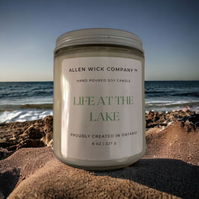 Life at the Lake 8 oz. & 4 oz. Soy Candle $3.00 will go to your selected charity.