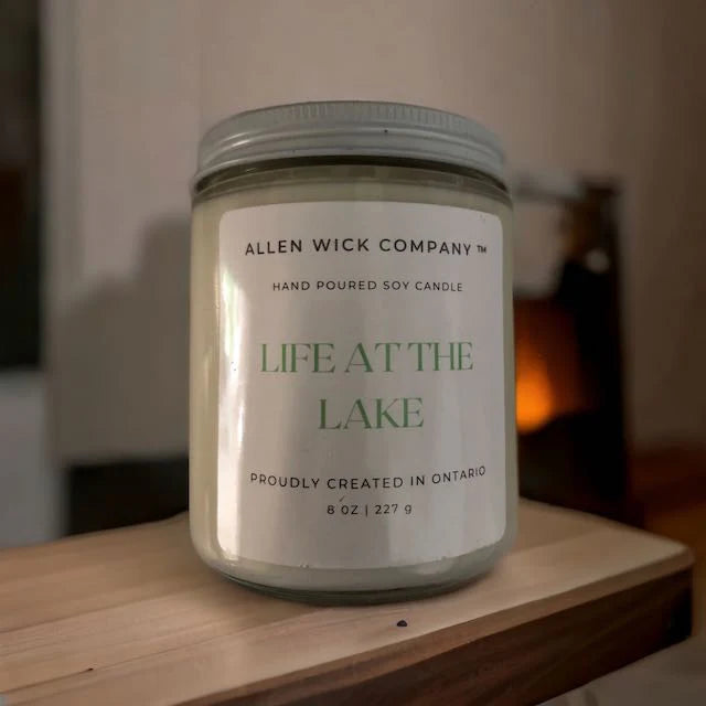 Life at the Lake 8 oz. & 4 oz. Soy Candle $3.00 will go to your selected charity.
