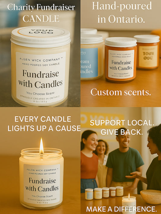 Fundraising Custom Soy Jar Candle (Medium) $5 from each sale is your profit.