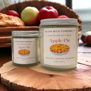 Apple Pie Soy Jar Candle (Small and Medium) $3.00 will go to your selected charity.