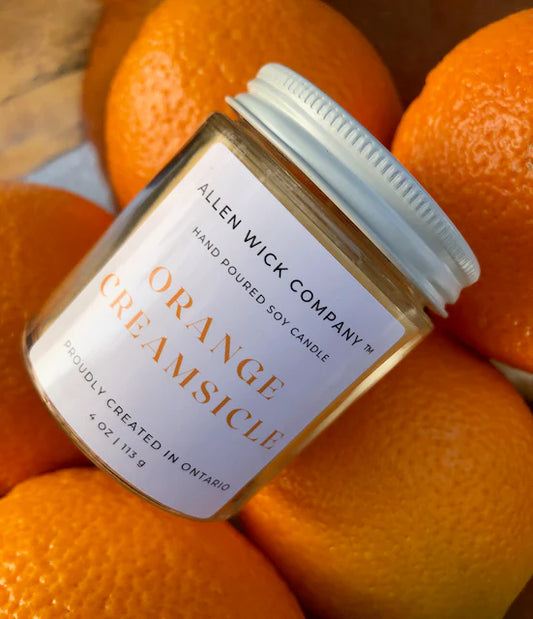 Orange Creamsicle Soy Jar Candle (Small and Medium)