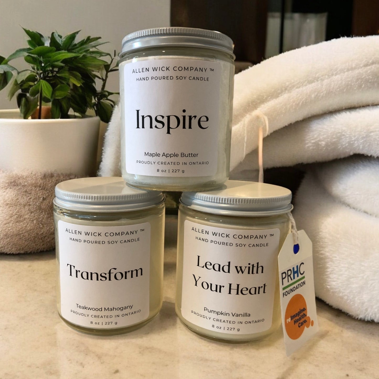Fundraising Custom Soy Jar Candle (Medium) $5 from each sale is your profit.