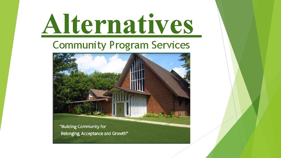 Alternatives Community Program Services